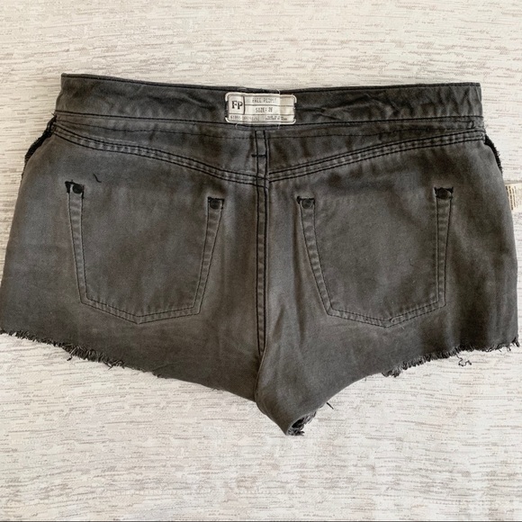 Free People Crochet & Rhinestone Embellish Shorts - Picture 7 of 8